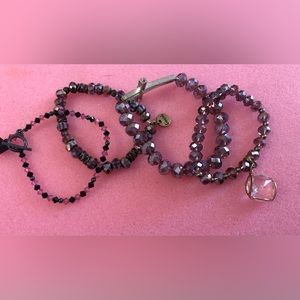 Lot of 4 Purple Bracelets